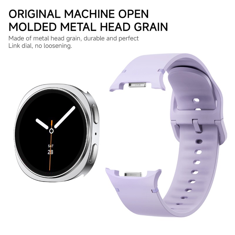 Silicone Watch Band 22Mm - 삼성 갤럭시 워치8 8 클래식 46mm