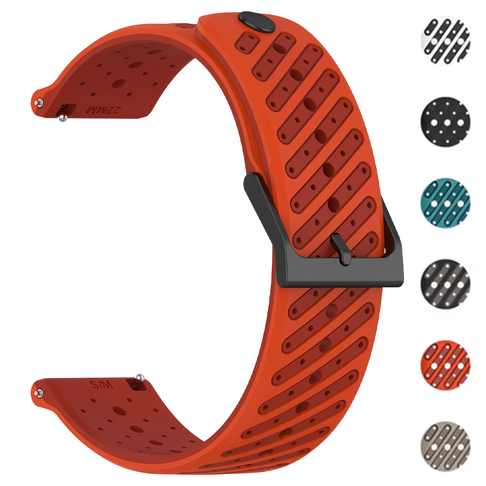 Silicone Watch Band 22Mm - Suunto RACE 2 S/Run/Ocean/Vertical 용 실리콘