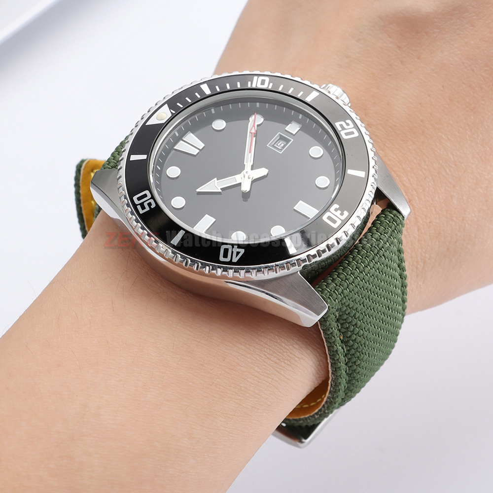 방수 세일클로스 시계줄 나일론 가죽 시계줄 20mm 2 - Leather Strap Quick Release 리뷰 및 가격