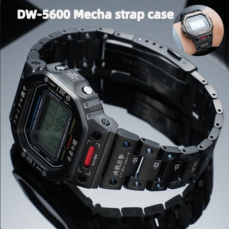 DW5600 메카워리어 케이스+스트랩 카시오 G-SHO - Casio Watch G-Shock Dw-5600 리뷰 및 가격