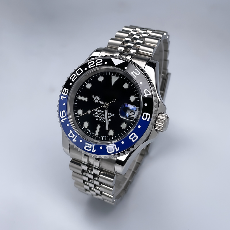 YM 스타일 40mm 남성용 손목시계, 양방향 회전 베 - Rolex Watch Submariner 리뷰 및 가격