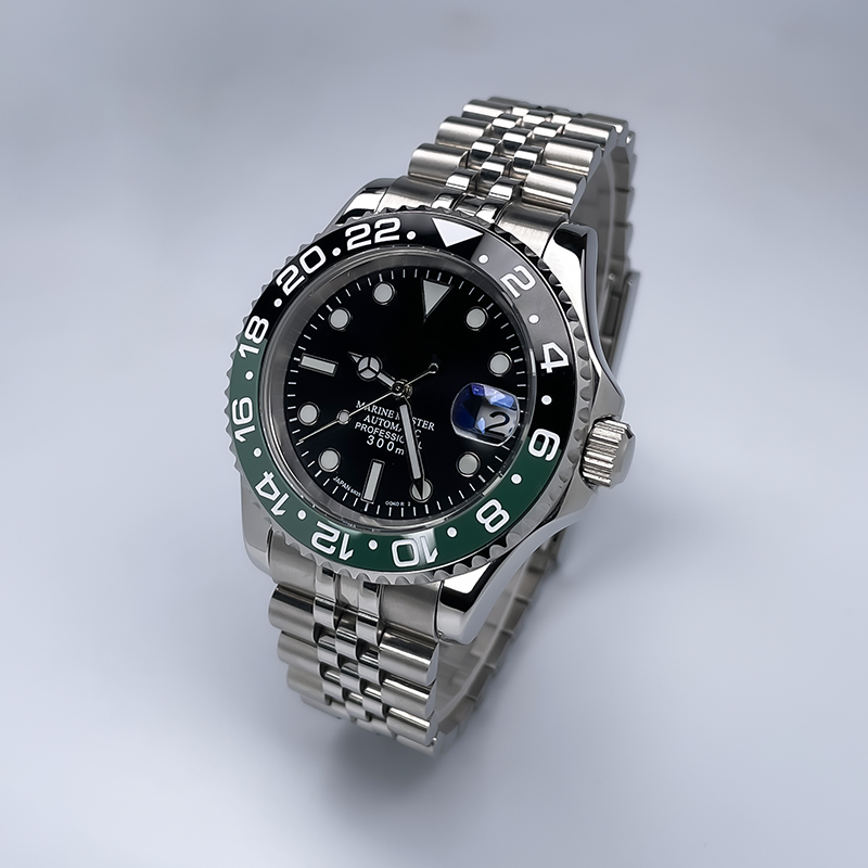 YM 스타일 40mm 남성용 손목시계, 양방향 회전 베 - Rolex Watch Submariner 리뷰 및 가격