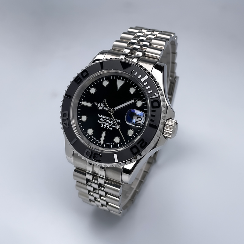 YM 스타일 40mm 남성용 손목시계, 양방향 회전 베 - Rolex Watch Submariner 리뷰 및 가격