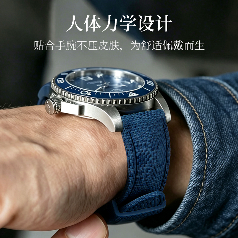 나일론 질감의 FKM 플루오로러버 시계 스트랩, 오데마 - Audemars Piguet Watch Code 11.59 리뷰 및 가격