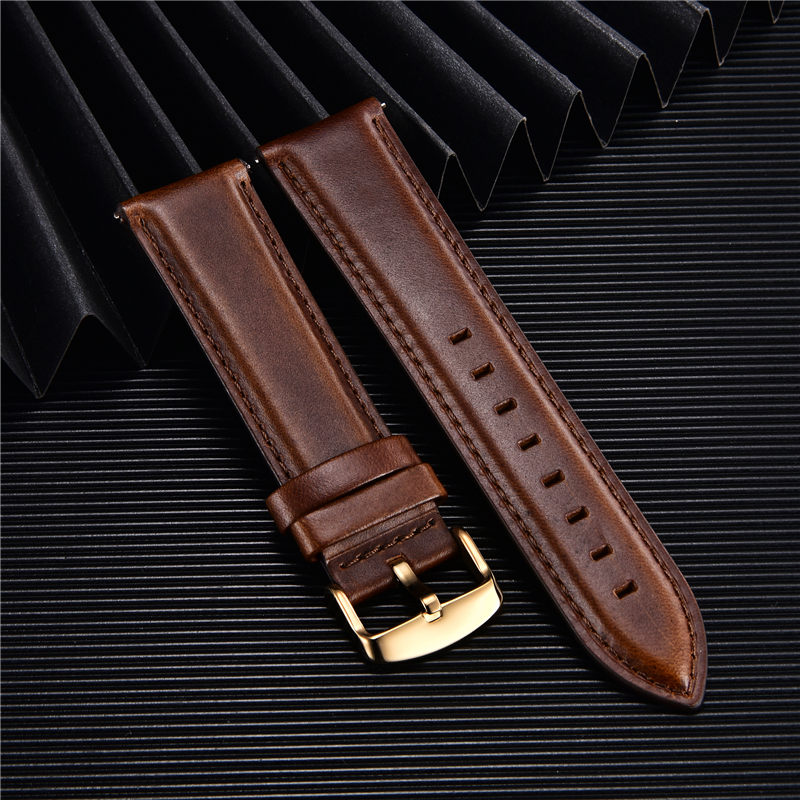 고품질 정품 가죽 시계 스트랩 18mm 20mm 22m - Leather Strap Quick Release 리뷰 및 가격