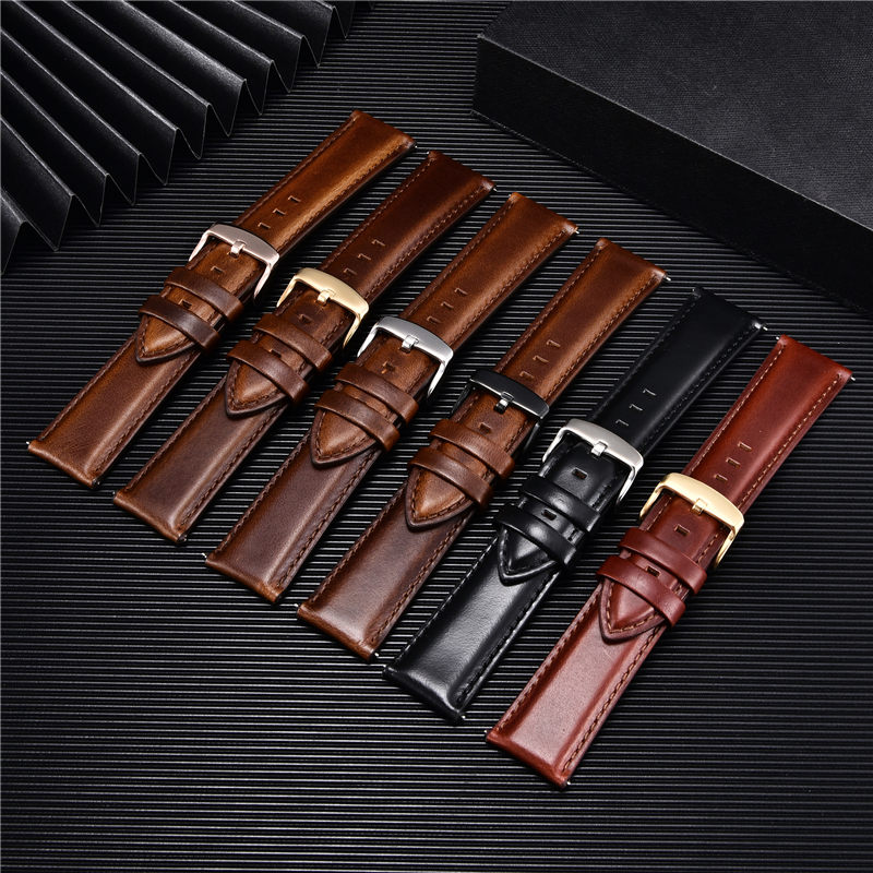 고품질 정품 가죽 시계 스트랩 18mm 20mm 22m - Leather Strap Quick Release 리뷰 및 가격