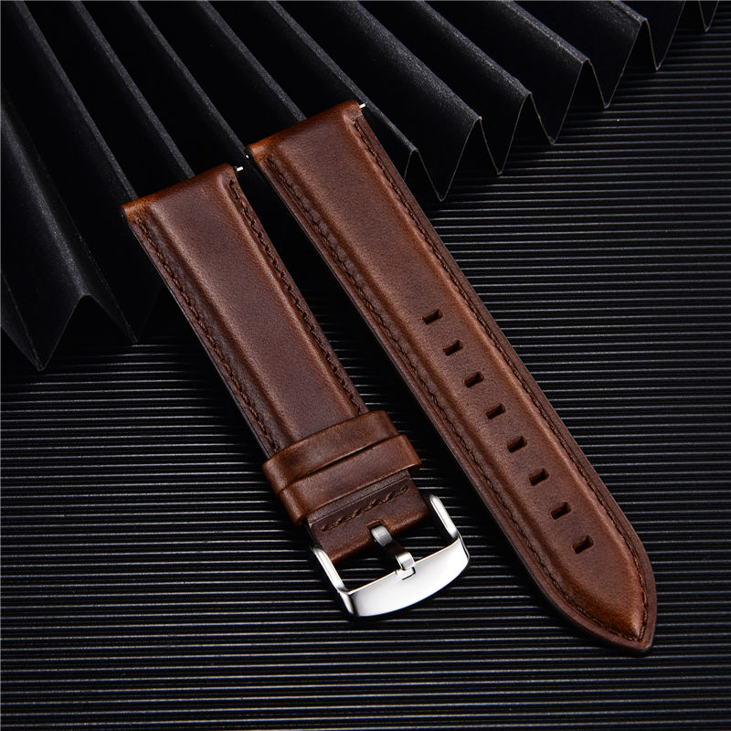 고품질 정품 가죽 시계 스트랩 18mm 20mm 22m - Leather Strap Quick Release 리뷰 및 가격