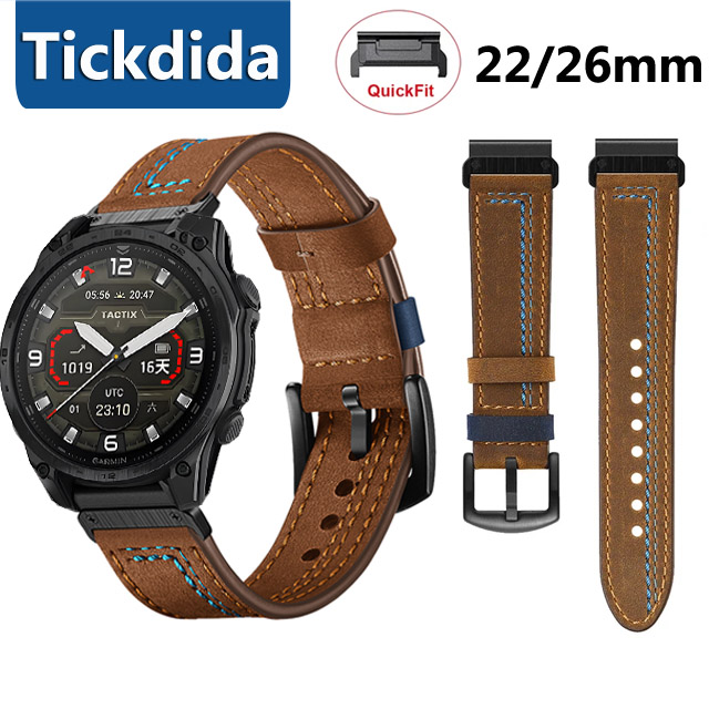 Garmin Tactix 8 7 Pro Fenix ​​ - Leather Strap Quick Release 리뷰 및 가격