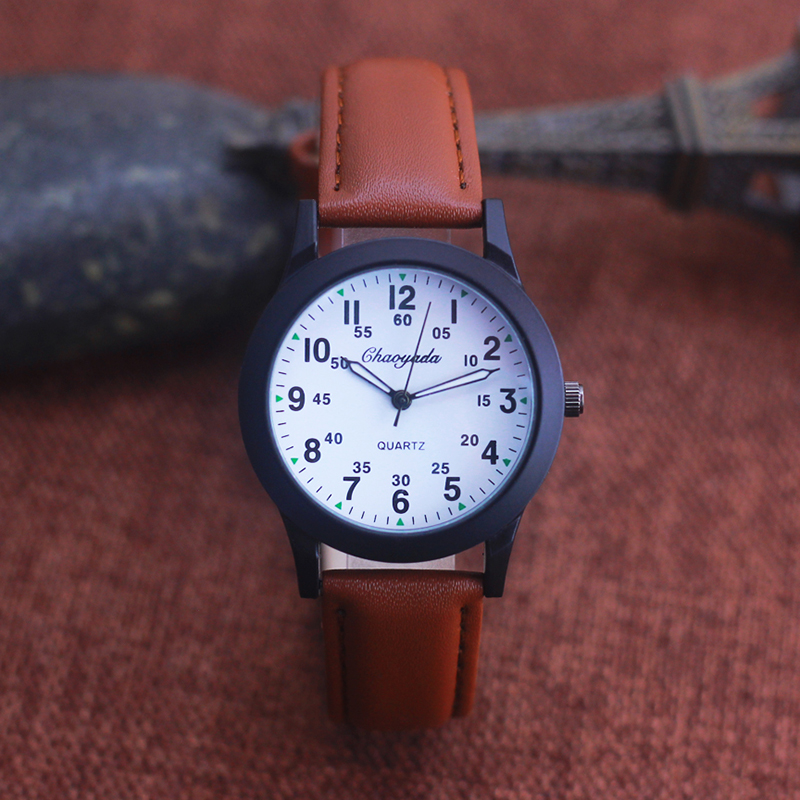 Chaoyada 남녀공용 가죽 스트랩 쿼츠 손목시계,  - Leather Watch Band Men 리뷰 및 가격