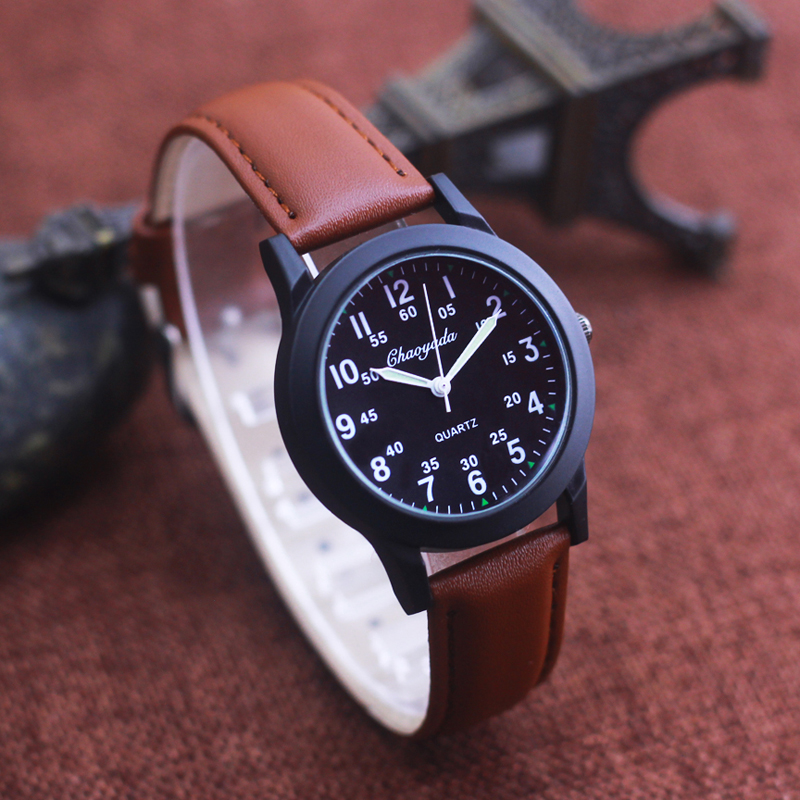 Chaoyada 남녀공용 가죽 스트랩 쿼츠 손목시계,  - Leather Watch Band Men 리뷰 및 가격