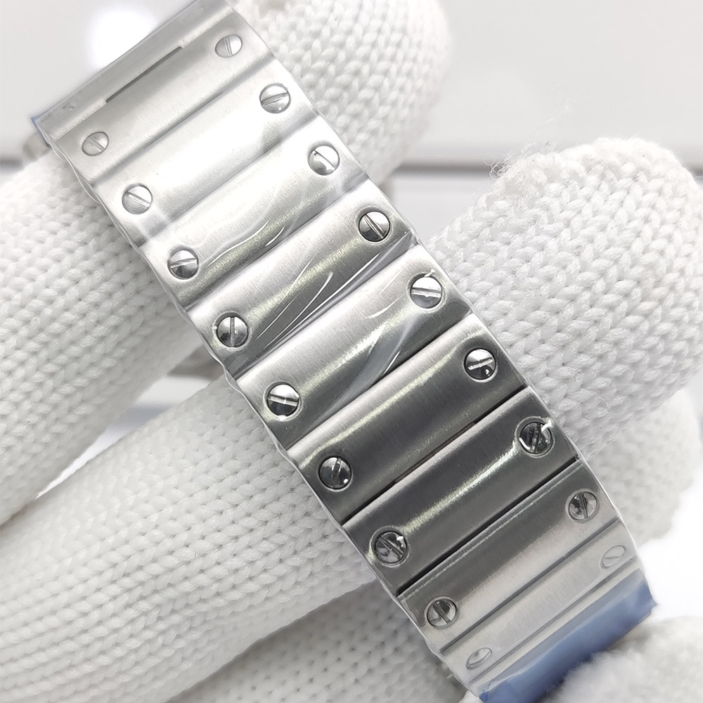 남성용 시계 사각형 케이스 새로운 NH35 시계 자동  - Cartier Watch Tank 리뷰 및 가격