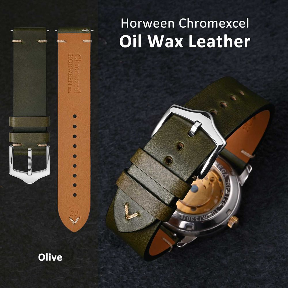 WOCCI 오일 왁스 가죽 시계 스트랩, 시계 밴드,  - Leather Strap Quick Release 리뷰 및 가격
